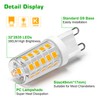 WFPOWER G9 LED Light Bulbs, Warm White 3000K, 3W Equivalent