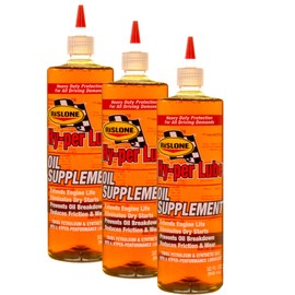 Rislone Hy-Per Lube HPL201-3PK High Performance Oil Supplement - 32 oz, (Pack of 3)