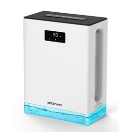 BIZEWO Dehumidifier for Home, (980 sq.ft) Queit Dehumidifiers for Bathroom, Basement, RV with 101 oz Water Tank, 2 Modes, Auto Defrost, Auto Shut Off, Timers, 7 Colors Ambient Light