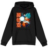 Bioworld Dragon Ball Super Super Saiyan Adult Black Hoodie-XS