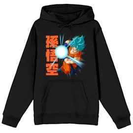 Bioworld Dragon Ball Super Super Saiyan Adult Black Hoodie-XS