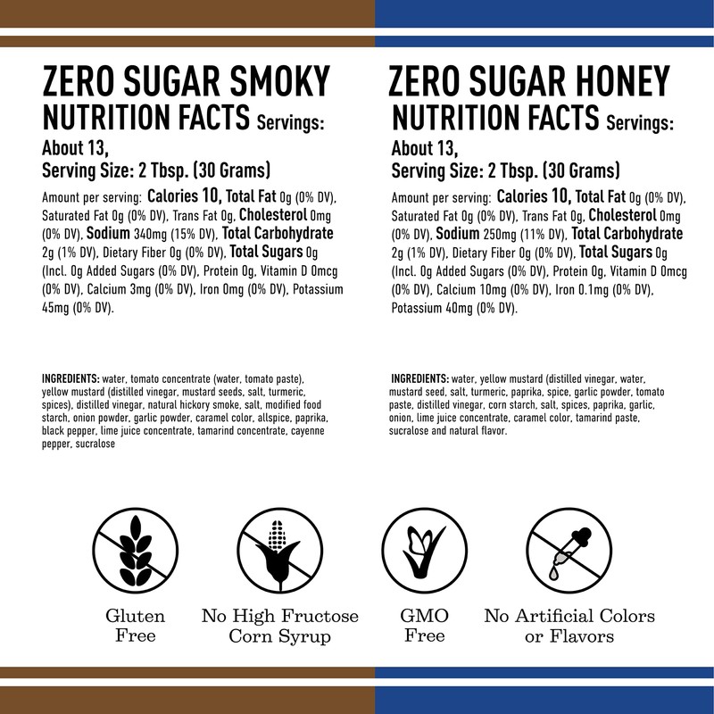Lillie's Q - Zero Sugar Smoky BBQ (13.8oz) & Zero