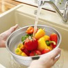Onader Stainless Steel Pasta Strainer Kitchen Strainer with Handles, Metal