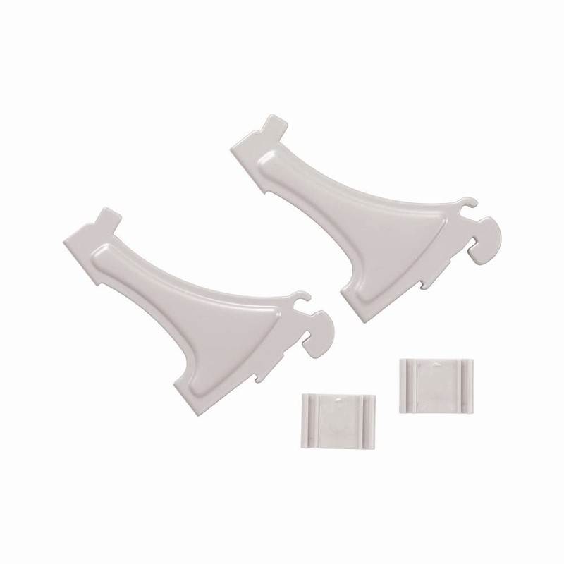 ClosetMaid ShelfTrack 2-Pack Shoe Shelf Brackets for Wire Shelving, Compatible
