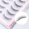 MSQ 5 Pairs Natural Lashes Wispy Lashes Natural Look False