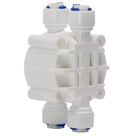 DIGITEN 1/4" Automatic Shut-Off Valve with Quick-Connect Fittings For RO Reverse Osmosis