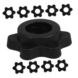 Mobestech 10pcs Dumbbell Collars Barbell Lock Clips for Weight Lifting Nut Design for Enhanced Stability Home Gym Workouts