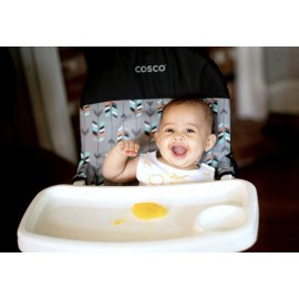 Cosco Kids Simple Fold Full Size High Chair with Adjustable Tray, Lula