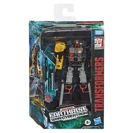 Transformers Toys Generations War for Cybertron: Earthrise Deluxe Wfc-E8 Ironworks Modulator Figure - Kids Ages 8 & Up, 5