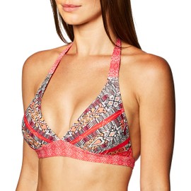 prAna Lahari - Camiseta de natación con Halter, Color Rosa