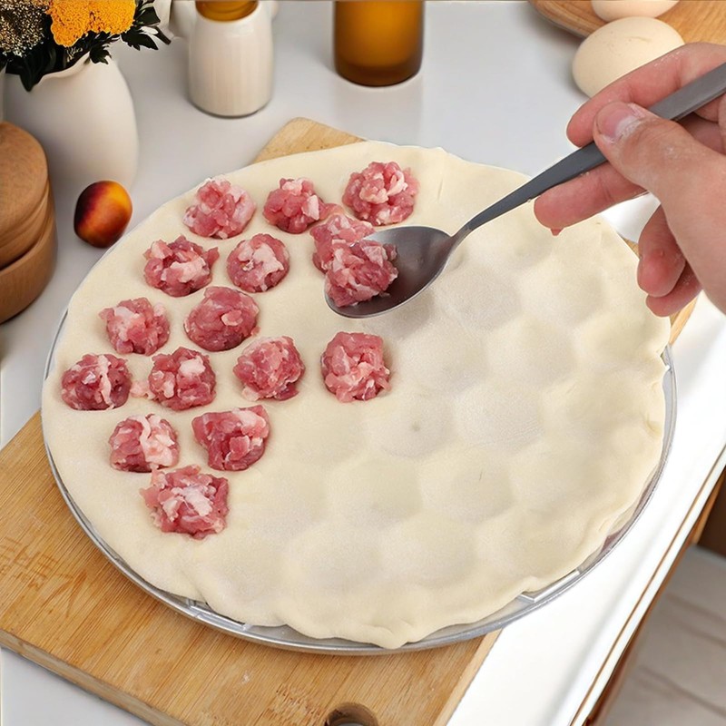 37 Holes Dumpling Ravioli Shape Mould Maker, Aluminum Alloy Ravioli