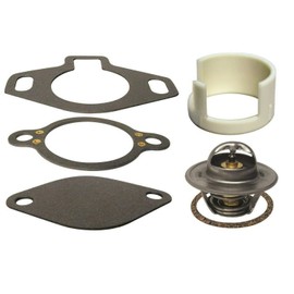 GLM Kit Termostato 160° W Manga de Plástico para Mercruiser V6 V8 4.3L 5.0L 5.7L 1987-Up 18-3647 807252Q5 23-806922