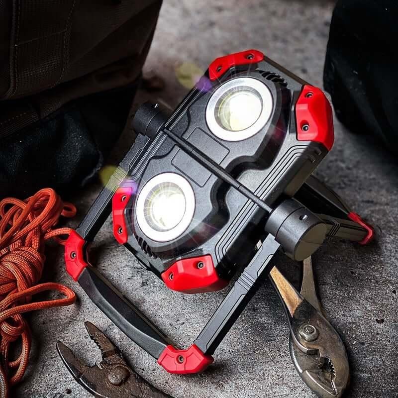 Hokolite Rechargeable LED Work Light with Magnetic Base, 2500LM, 12