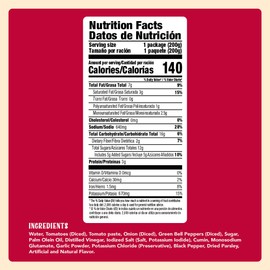 Natura's Sofrito Criollo Sauce, Natural Vegetable Pasta Sauce in 7.1oz. Easy-Open Pouch (Pack of 24)