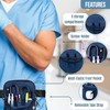 First Lifesaver 4-in-1 Convertible Nurse Fanny Pack with Multi-Compartment and