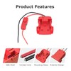 Battery Adapter Dock Power Connector with Fuse Holder 30Amp Fuse
