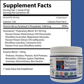 NEURAL BALANCE Anandanol with Proprietary Digestive Enzyme Blend (Capsules, 2 Pack)