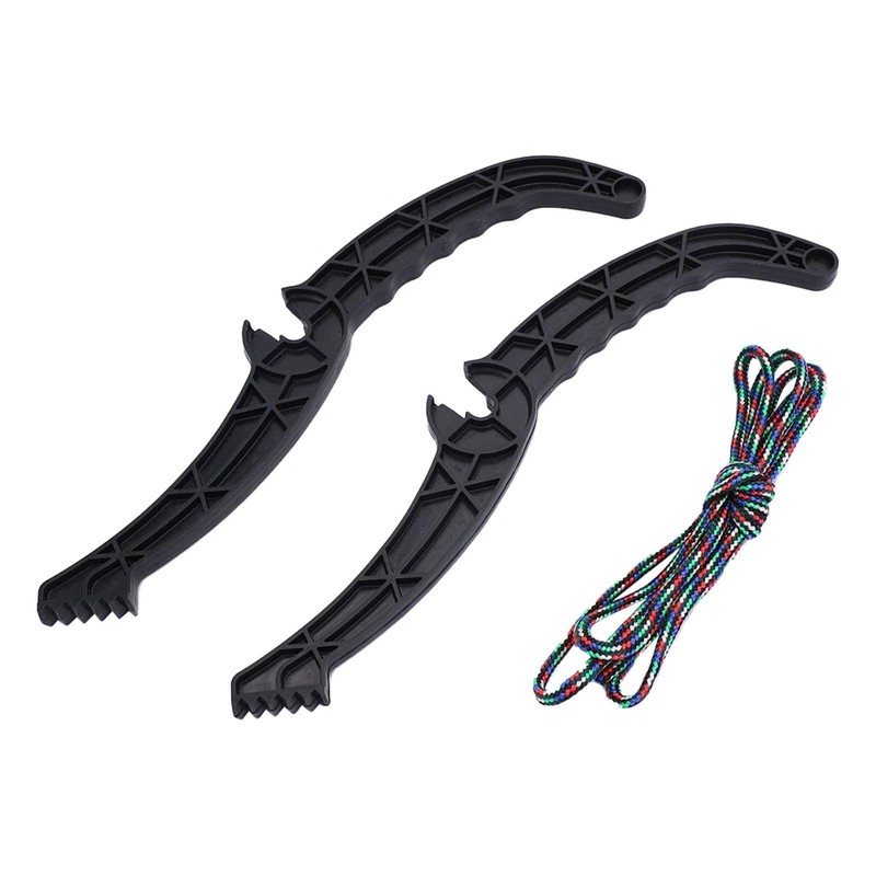 Dickly 1 Pair Ski Sled Brake Pads, Ski Board Handbrake,