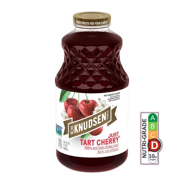R.W. Knudsen, Organic Just Tart Cherry Juice, 32 Fl Oz Bottle