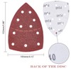 LESNIC 240 Grit Mouse Sanding Pads 60 Pcs, 11 Hole