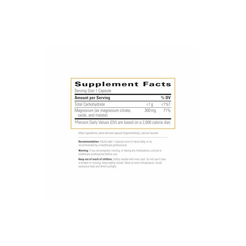 Integrative Therapeutics, Tri-Magnesium Veg-Capsules, 90 unidades, 90 tabletas