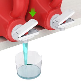 KMOUANTS [2 Pack] Laundry Detergent dispenser Nozzle Switch Holder, Upgraded Nozzles Switch Easily，detergent and softener accessories Fits Most Economic Sized Bottles、laundry room organization