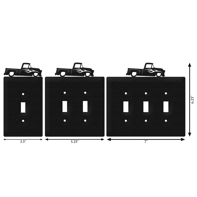 SWEN Products Farrell Series Chevy Truck Wall Plate Cover (Single