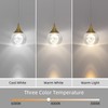 JoollySun Modern Crystal Pendant Light: Mini Gold Hanging Light Fixture
