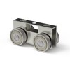 4 Wheel Light Duty Trolley Assembly for All 1-5/8" or