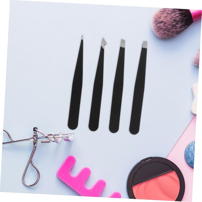 COLLBATH Complete Eyebrow Tweezers Set Ingrown Hair Tweezer for Crafting