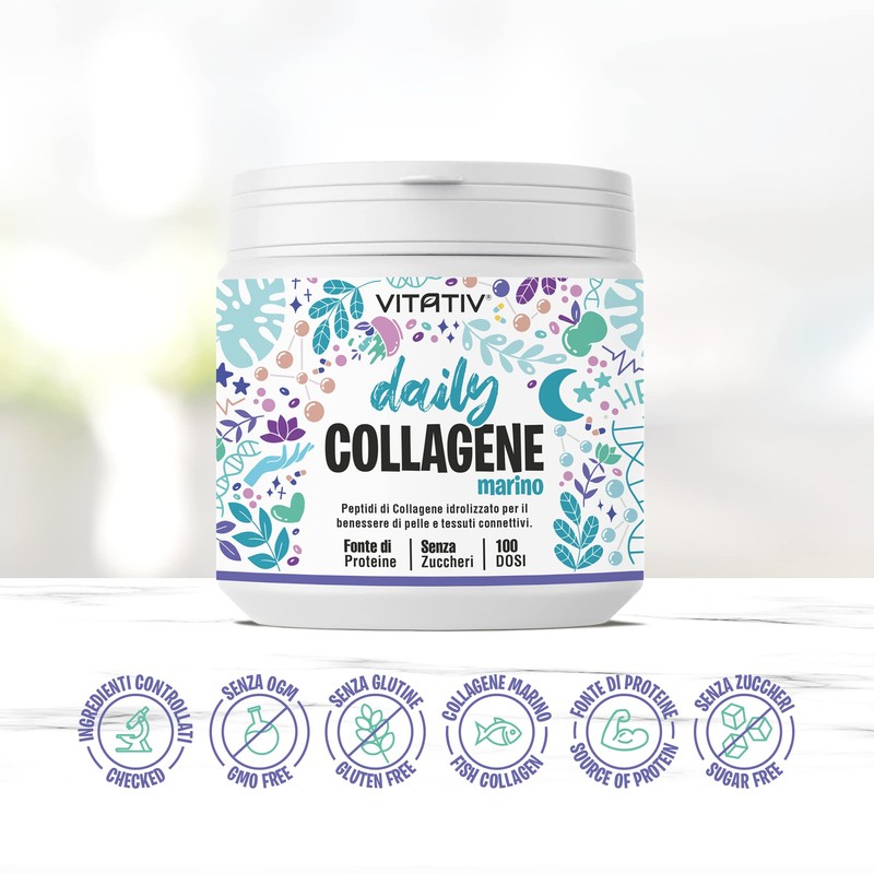 Hydrolysiertes Meereskollagen Pulver | Für die Elastizität der Haut und