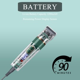 FOREGEMATE Rechargeable LED Pet Grooming Trimmer - Cordless Low-Noise Clippers for Precise Trimming on Paws, Eyes, Ears & Sensitive Areas of Small Dogs/Cats