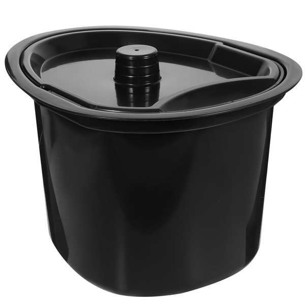 Mobestech Chamber Bedridden Pot Potty Pee Bucket with Handle Lids Plastic Bedside Urinal Pot Portable Toilets Chamber Pot Women Urine Bowl for Adults Kids