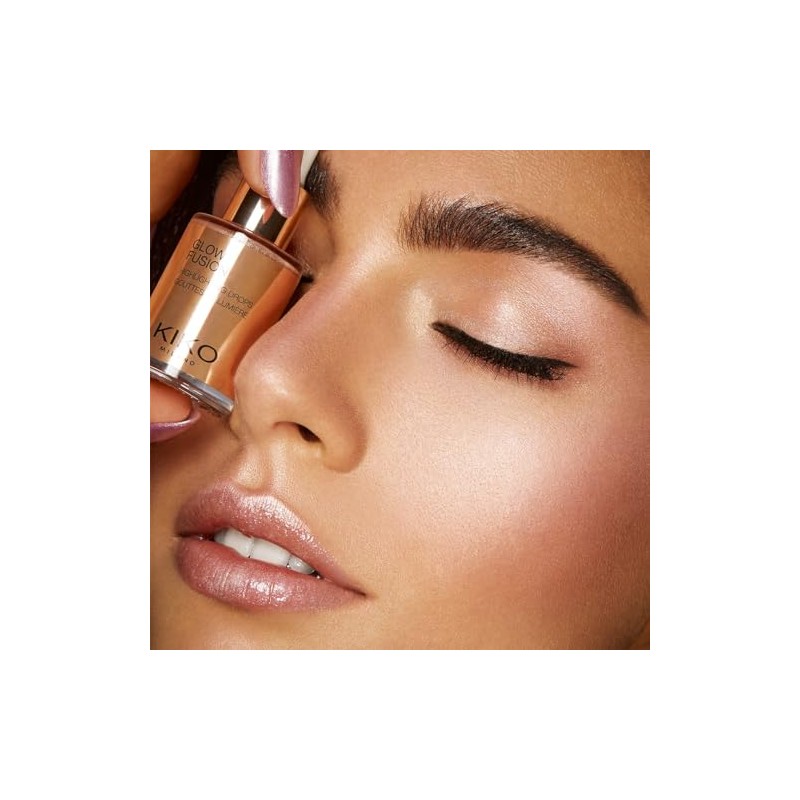 KIKO Milano Glow Fusion Highlighting Drops 02, Liquid Highlighter for