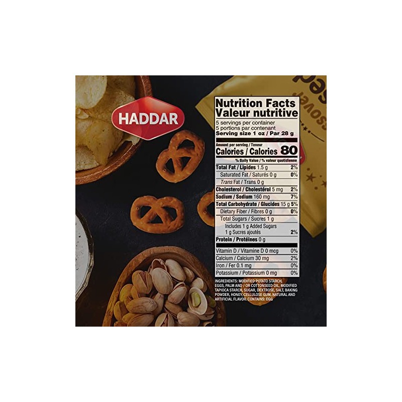 Haddar Gluten Free Pressed Honey Pretzels, 5oz (3 Pack) |