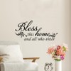 Flaxarne Inspirational Flower Wall Sticker PVC Self-Adhesive Home Decor for