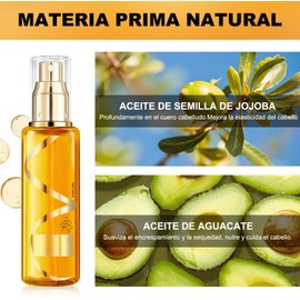 100ml Aceite Esencial de Tratamiento Capilar Hidratante, Aceite Para Cabello Sedoso Hidratante y Fortalecedor, Aceite Hidratante y Fortalecedor For El Cabello Sedoso Para Hombres y Mujeres (2pcs)