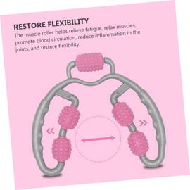 COLLBATH 2pcs Leg Muscle Relaxer Massage Roller for Post-workout Ergonomic Design for Deep Tissue Relief Compact and Portable for Home Gym Office Use