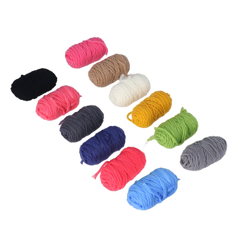 Pompom Maker 4 Different Sizes Easy Operation Plastic Pom Maker
