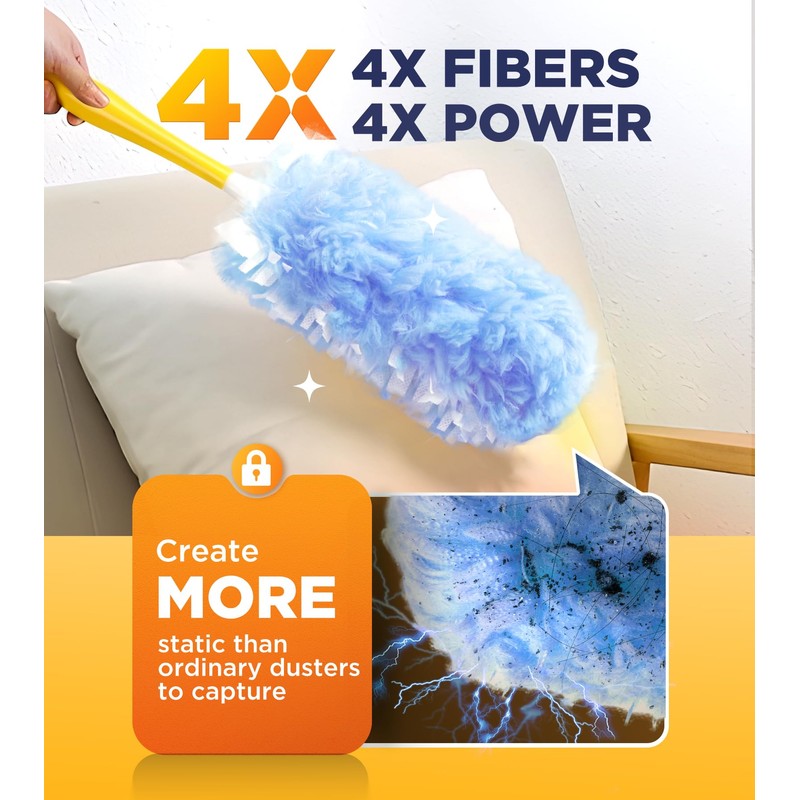 Heavy Duty Duster Refills for Swiffer Duster, 20 Count Duster