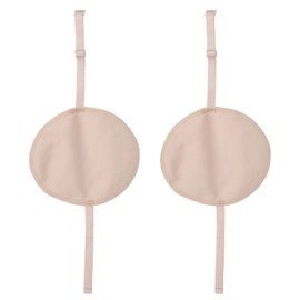 2PCS Reusable Under Arm Sweat Pads, Armpit Sweat Pads with Adjustable Elastic Shoulder Strap, Breathable Cotton Underarm Sweat Pads Washable Anti Sweat Pads for Women Men