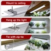 Vshape T8 Grow Light for Indoor Plants, 2FT, 24W, 5000K,