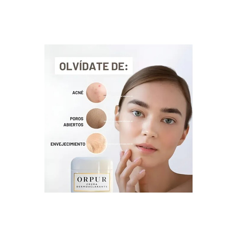Crema Facial Hidratante Dermoaclaradora Anti Acne 4 Pack