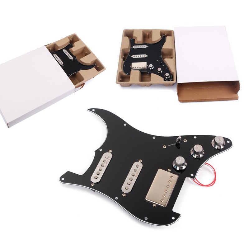 1 Set SSH Prewired Alnico 5 Pickup Pickguard for ST