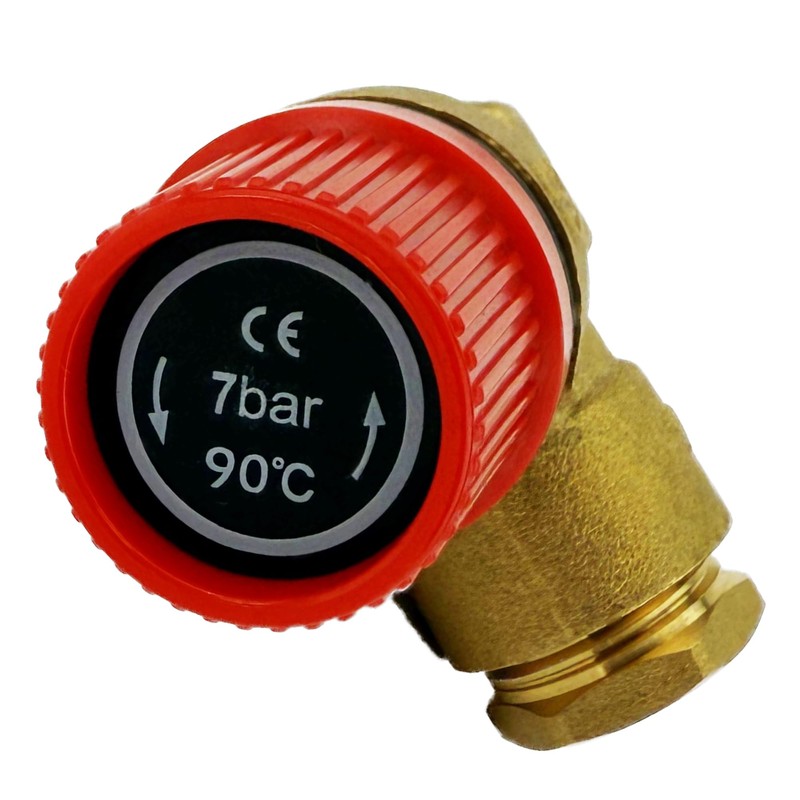 Kudos-Trading 15mm Pressure and Temperature Relief Valve Brass PT for