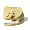 [THREE RABBITS] Mini Cute Elephant Wallet - Compact PU Coin