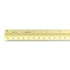 Alumicolor 3650-2 Aluminum Combination Solid Drafting Scale, 12IN, Gold