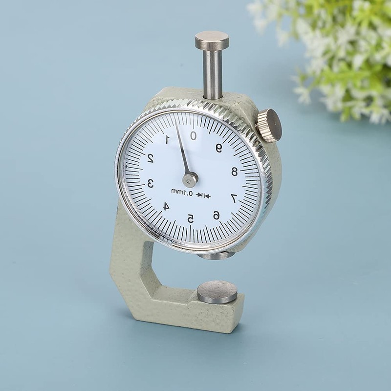 Thickness gauge, strong and durable, precise small round dial with