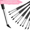 LIQWEI 10 Pcs Silicone Paint Brushes, Professional Silicone Sculpting Tools