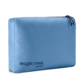 Eagle Creek Pack-It Isolate Cube M - Medium Packing Cubes for Travel Made with Durable Water-Resistant Nylon, Self-Repairing Zipper & Quick-Grab Handle Blue Dawn -Isolate (New)
